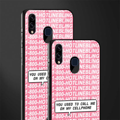 1800 hotline bling phone cover for samsung galaxy a20 