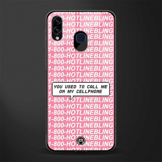 1800 hotline bling phone cover for samsung galaxy a20 