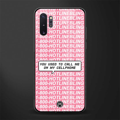 1800 hotline bling phone cover for samsung galaxy note 10 plus 