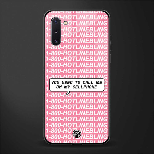 1800 hotline bling phone cover for samsung galaxy note 10 