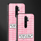 1800 hotline bling phone cover for redmi note 8 pro 