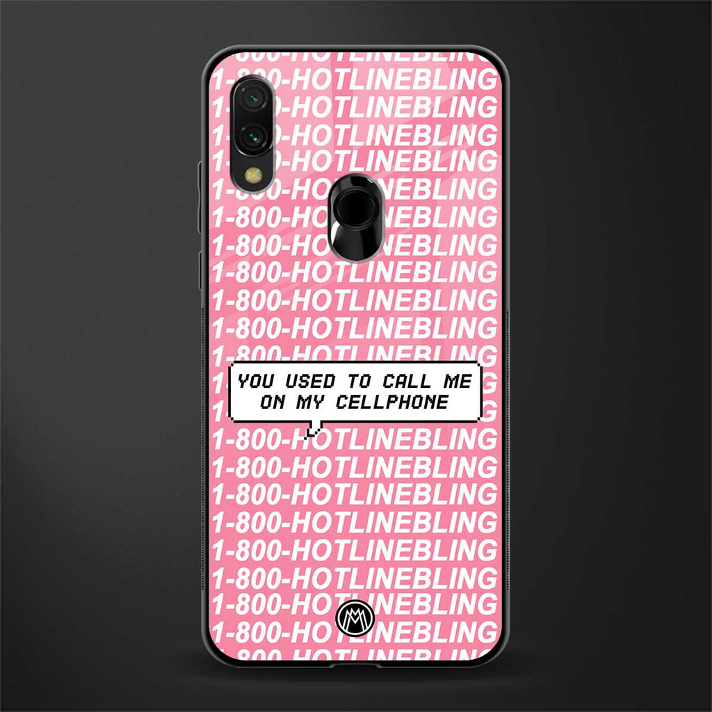 1800 hotline bling phone cover for redmi y3 
