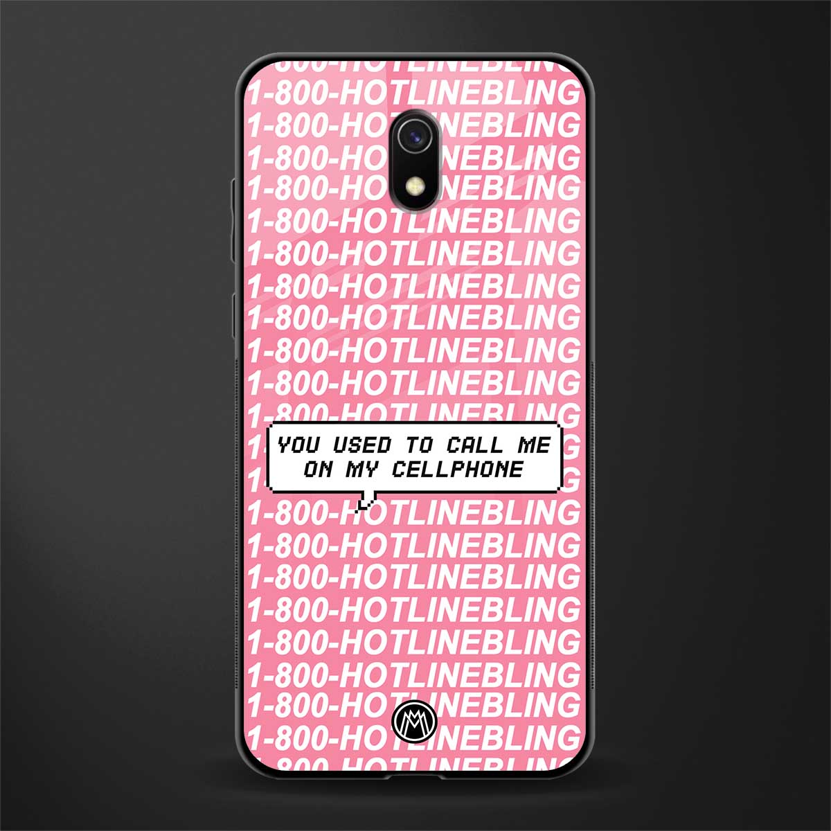 1800 hotline bling phone cover for redmi 8a 