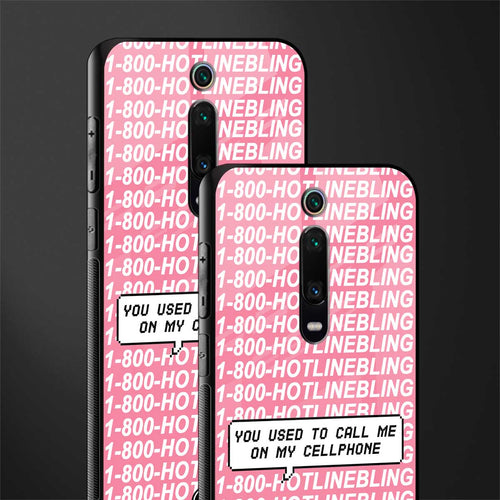 1800 hotline bling phone cover for redmi k20 pro 
