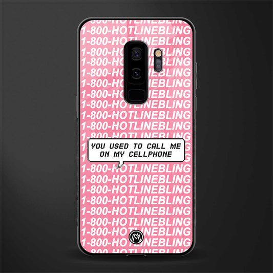 1800 hotline bling phone cover for samsung galaxy s9 plus 