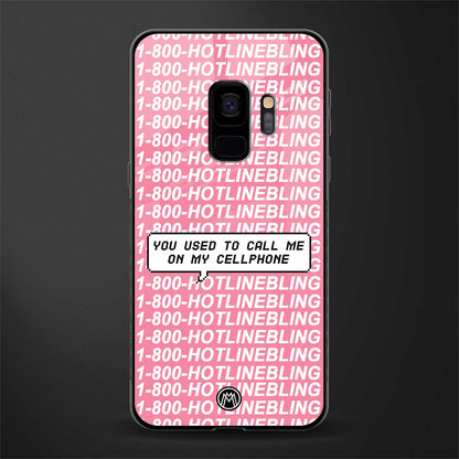 1800 hotline bling phone cover for samsung galaxy s9 