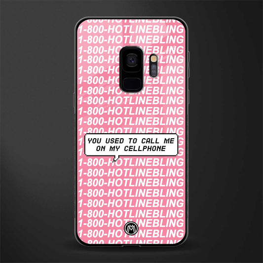 1800 hotline bling phone cover for samsung galaxy s9 