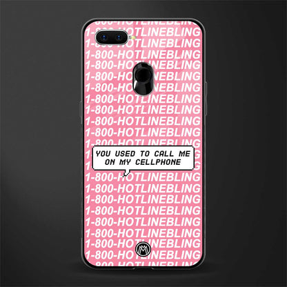 1800 hotline bling phone cover for oppo a12 