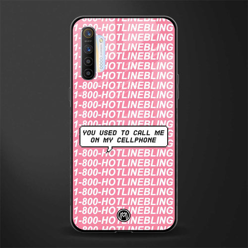 1800 hotline bling phone cover for realme xt 