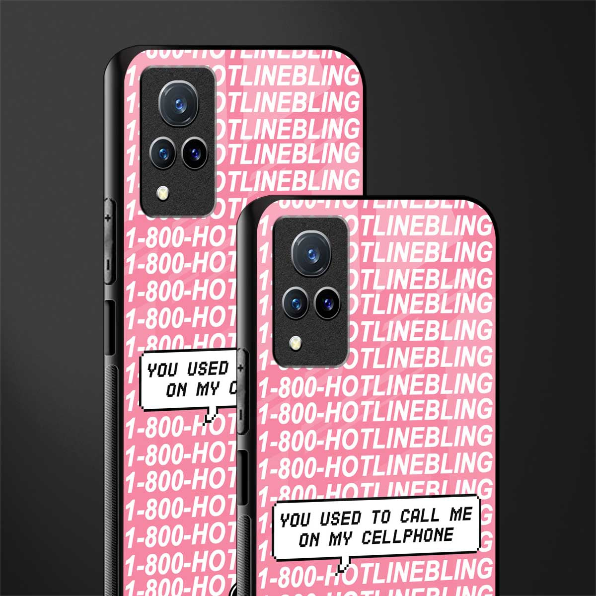 1800 hotline bling phone cover for vivo v21 5g 