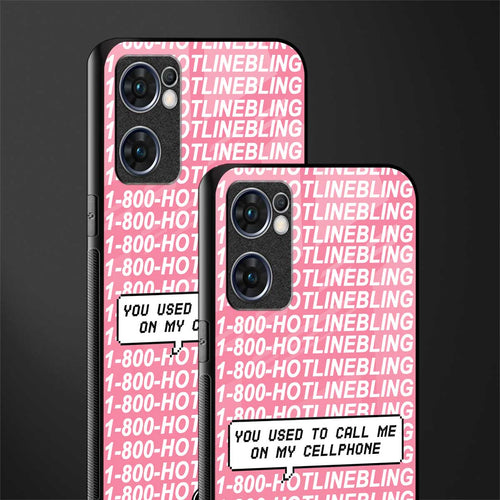 1800 hotline bling phone cover for oppo reno7 5g 