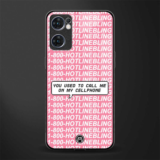 1800 hotline bling phone cover for oppo reno7 5g 