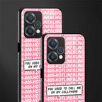 1800 hotline bling back phone cover | glass case for realme 9 pro 5g
