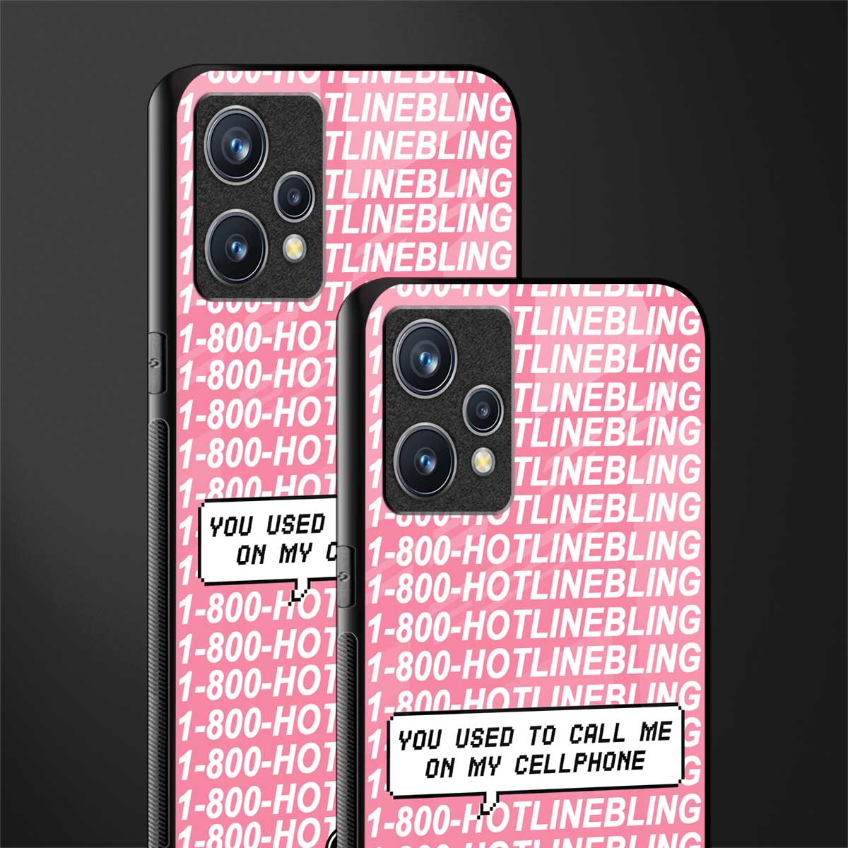 1800 hotline bling phone cover for realme 9 4g 
