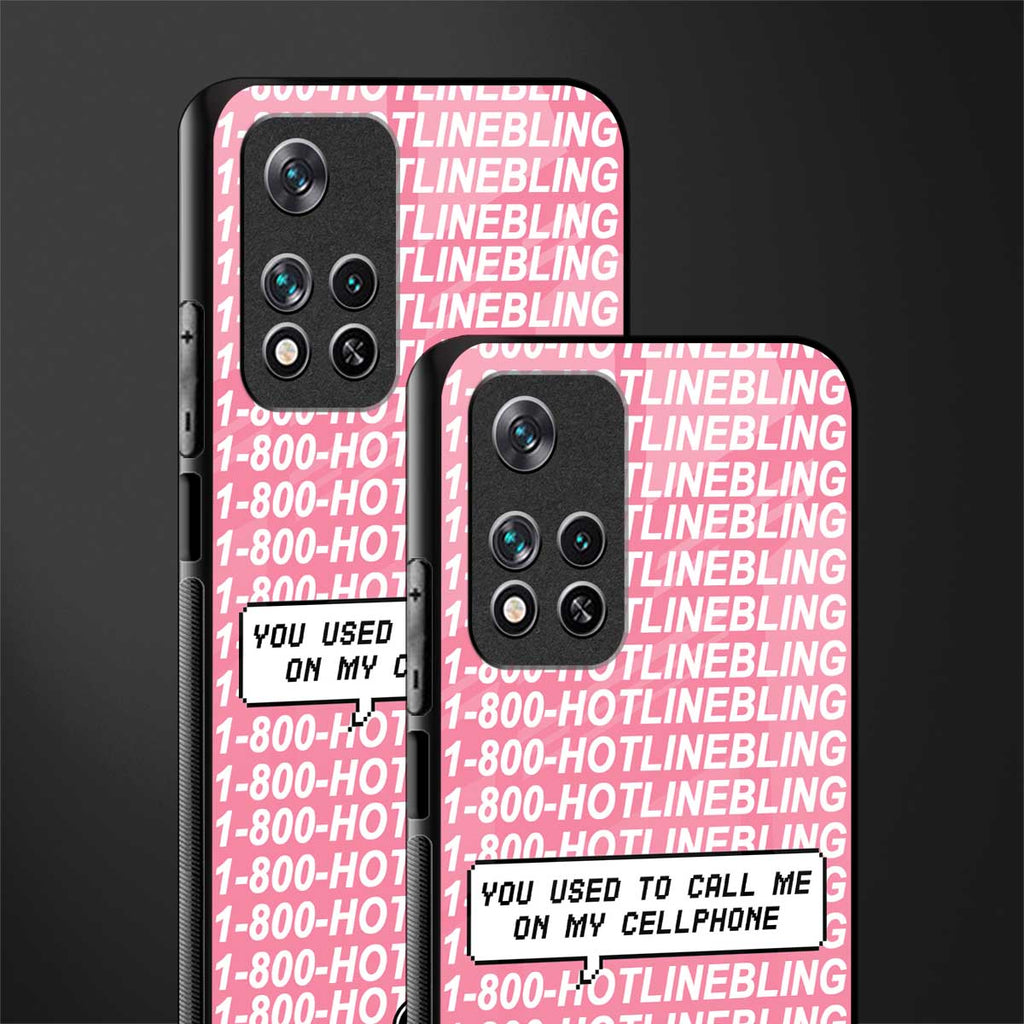 1800 hotline bling phone cover for poco m4 pro 5g 