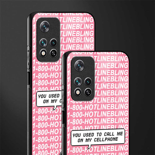 1800 hotline bling phone cover for poco m4 pro 5g 