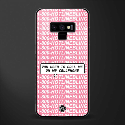 1800 hotline bling phone cover for samsung galaxy note 9 