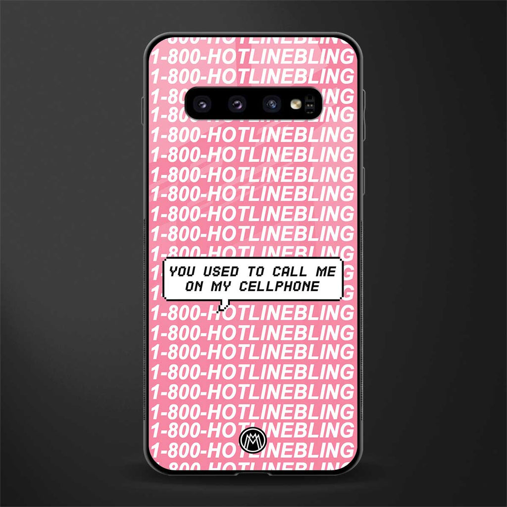 1800 hotline bling phone cover for samsung galaxy s10 plus 