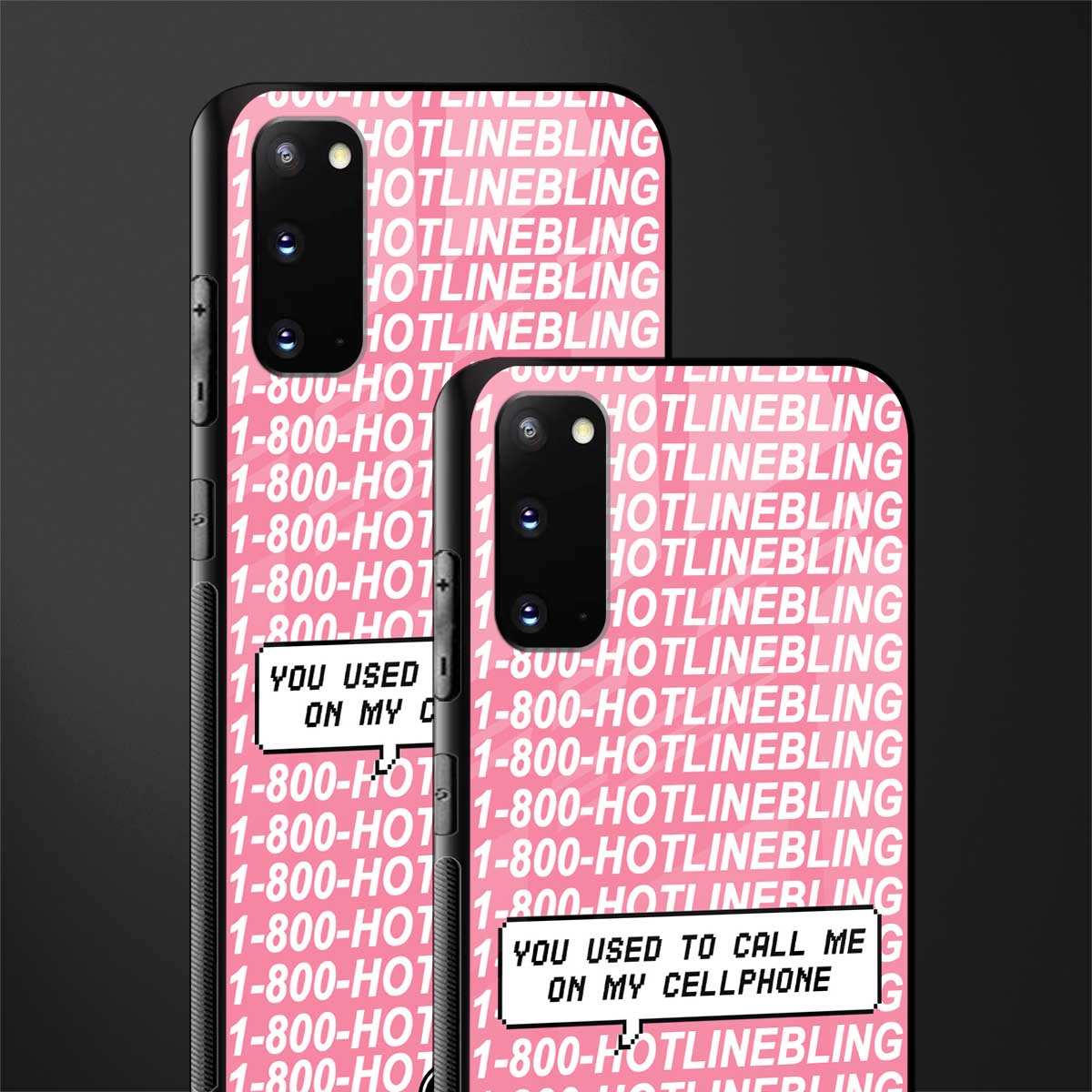 1800 hotline bling phone cover for samsung galaxy s20 