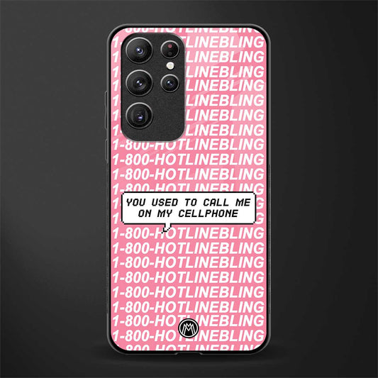 1800 hotline bling phone cover for samsung galaxy s22 ultra 5g 