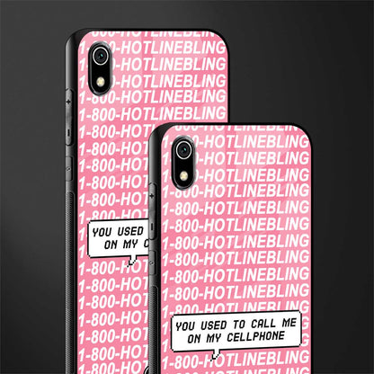 1800 hotline bling phone cover for redmi 7a 