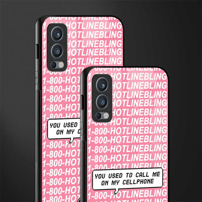 1800 hotline bling phone cover for oneplus nord 2 5g 
