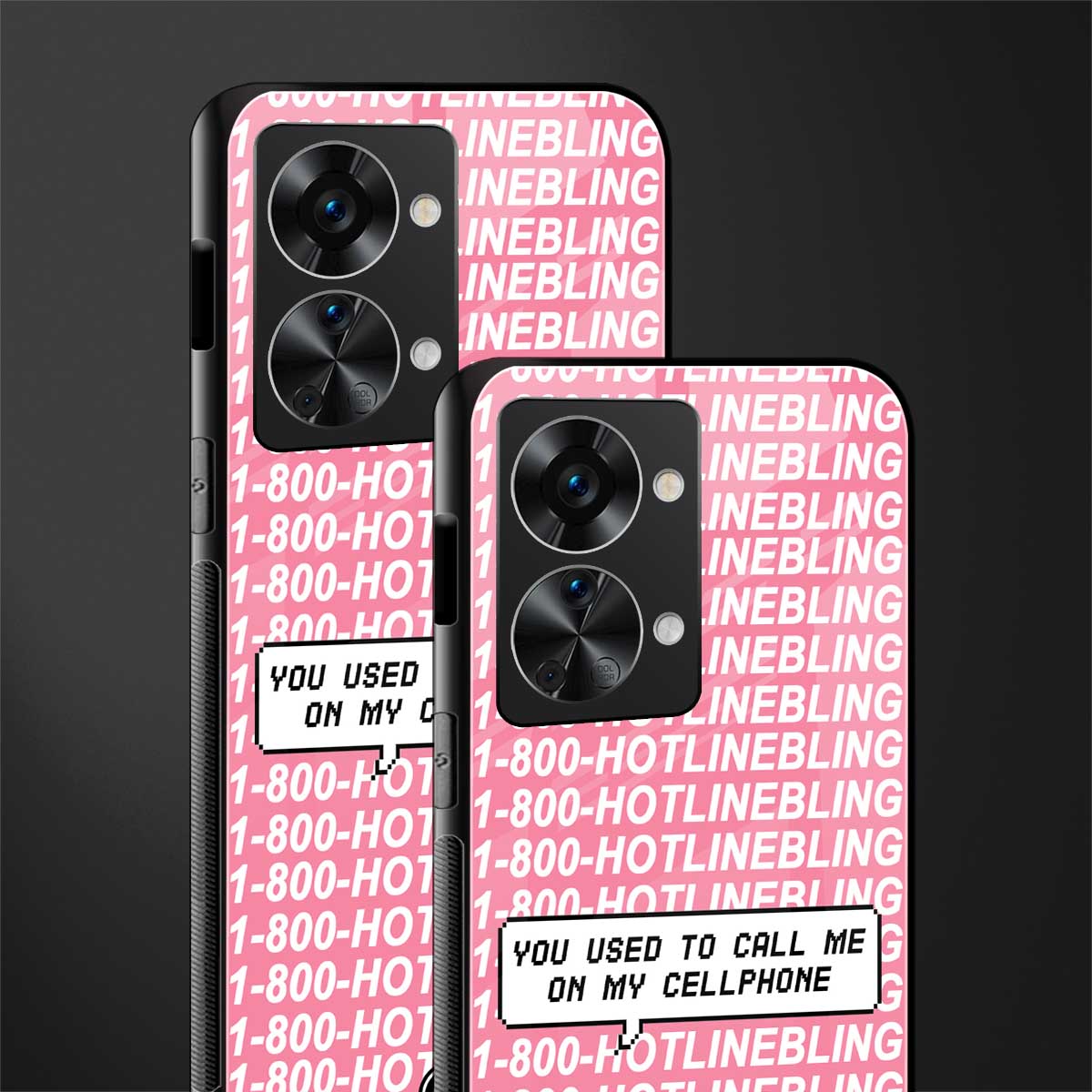 1800 hotline bling glass case for phone case | glass case for oneplus nord 2t 5g