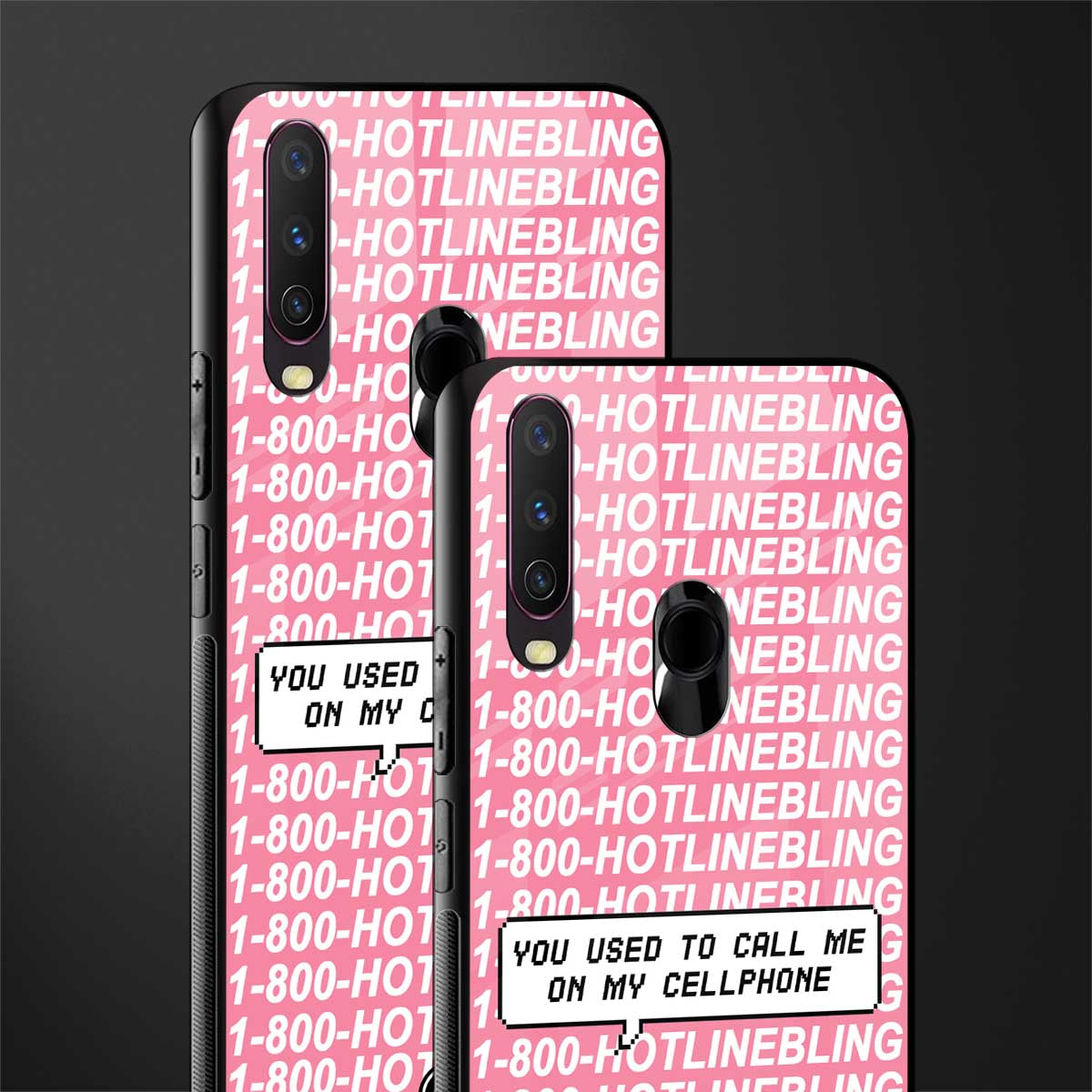 1800 hotline bling phone cover for vivo y12 