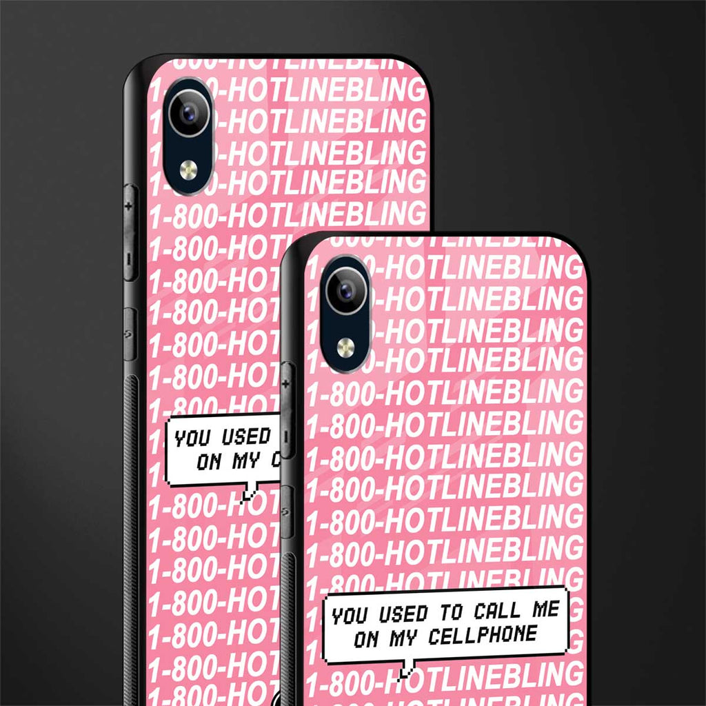 1800 hotline bling phone cover for vivo y1s without fingerprint 
