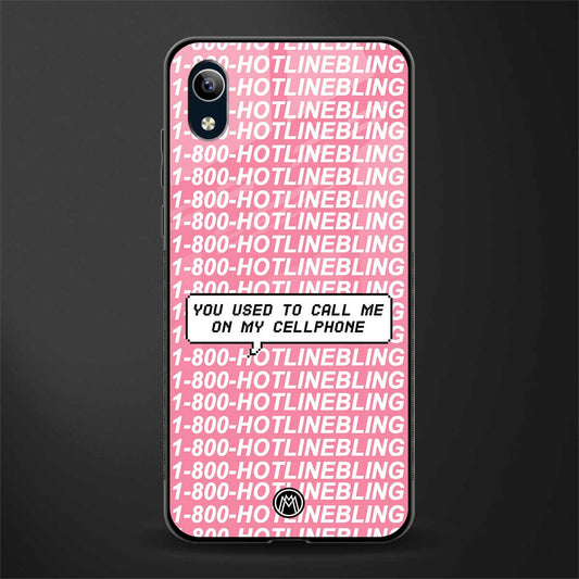 1800 hotline bling phone cover for vivo y1s without fingerprint 