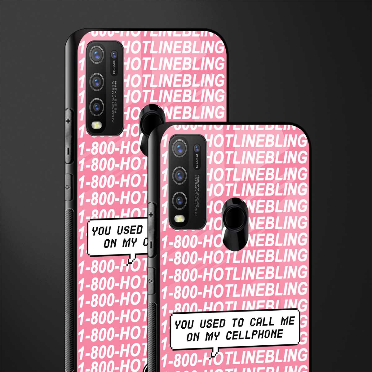 1800 hotline bling phone cover for vivo y50 