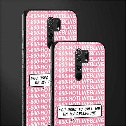 1800 hotline bling phone cover for redmi 9 prime 