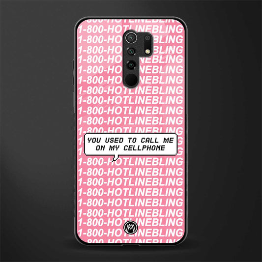 1800 hotline bling phone cover for poco m2 