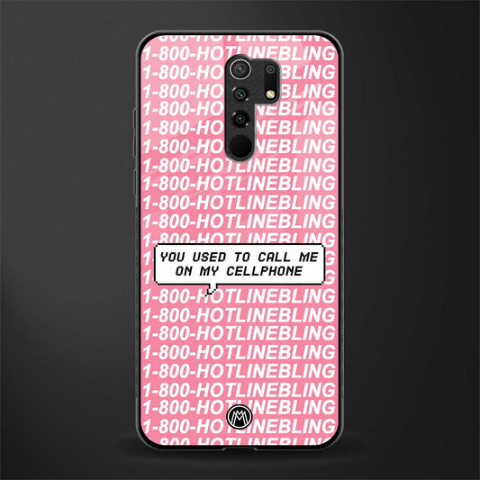 1800 hotline bling phone cover for poco m2
