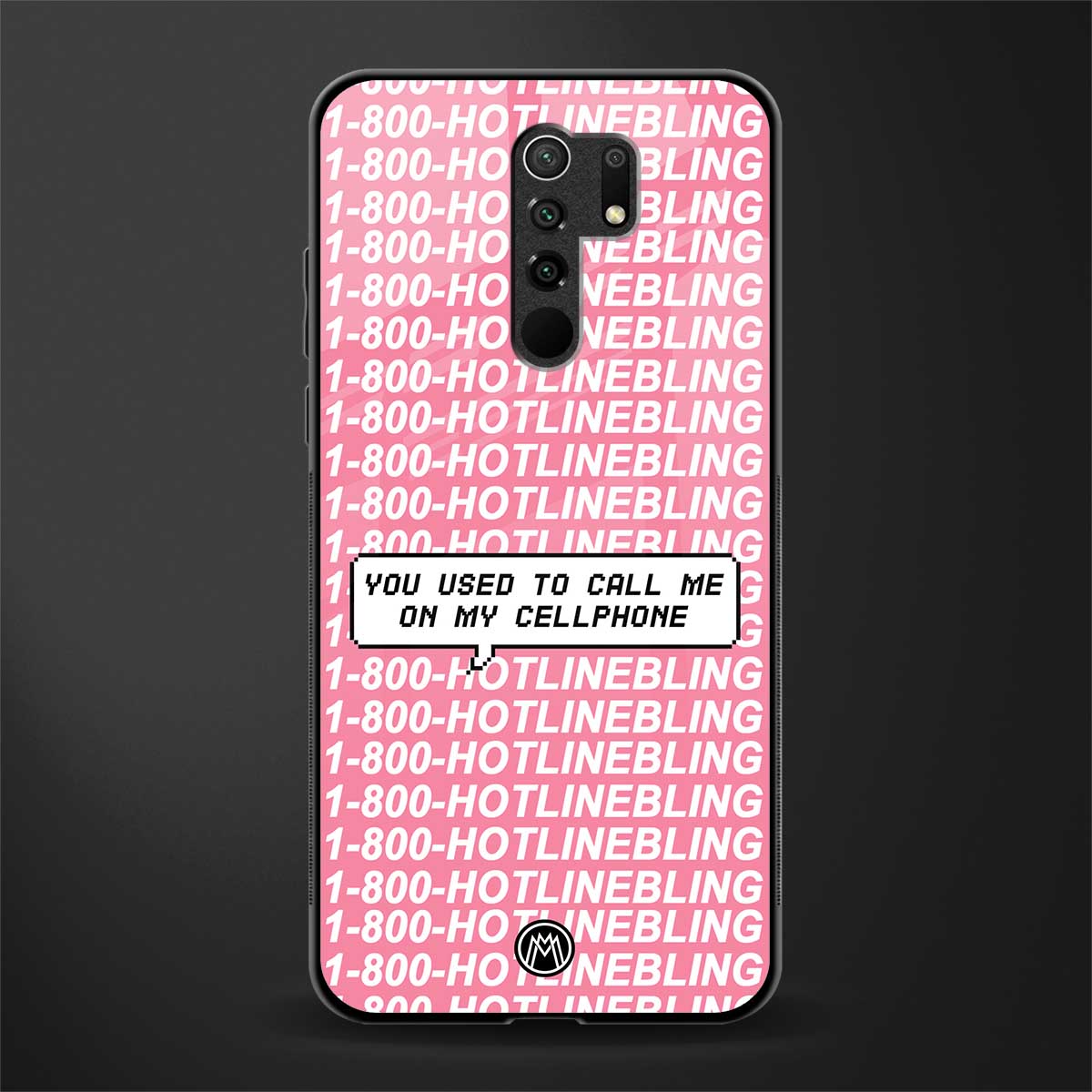 1800 hotline bling phone cover for redmi 9 prime 