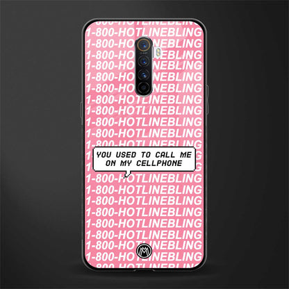 1800 hotline bling phone cover for realme x2 pro 