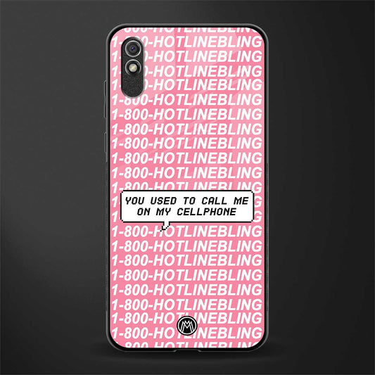 1800 hotline bling phone cover for redmi 9a