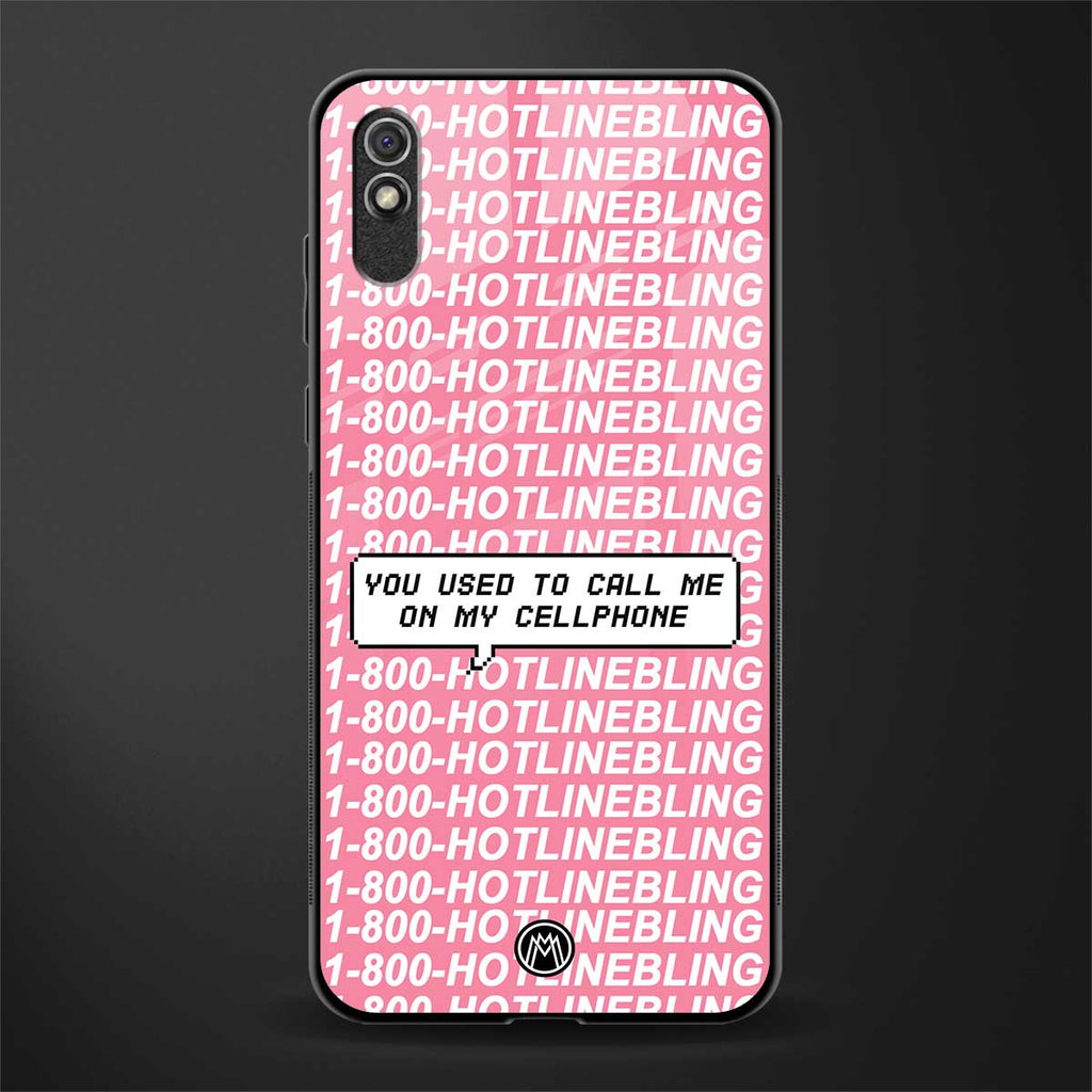 1800 hotline bling phone cover for redmi 9a 