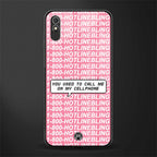 1800 hotline bling phone cover for redmi 9a 