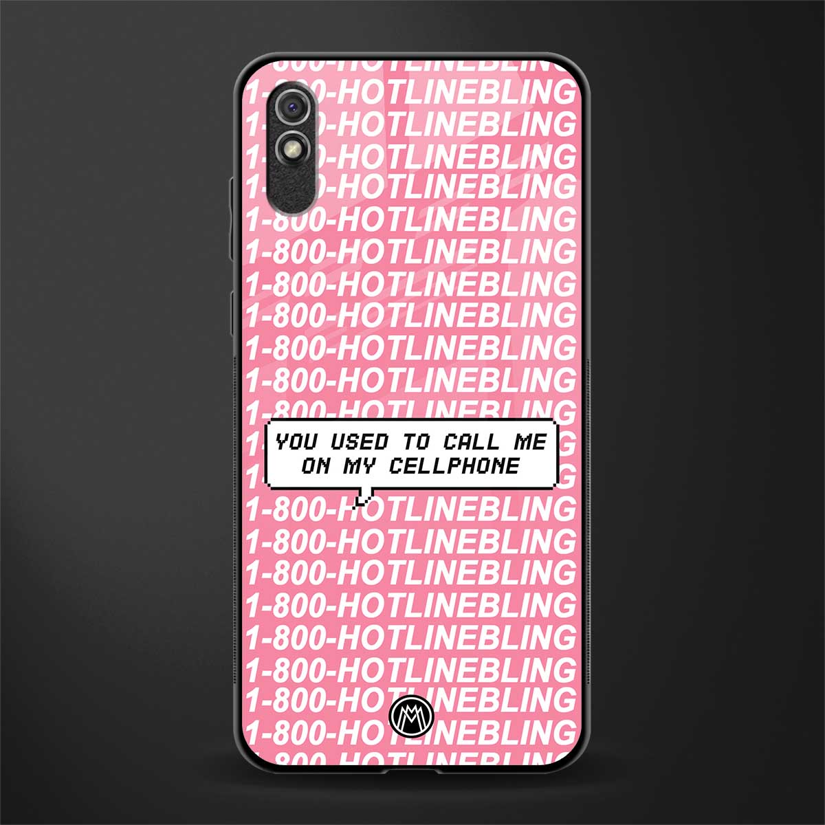 1800 hotline bling phone cover for redmi 9a 
