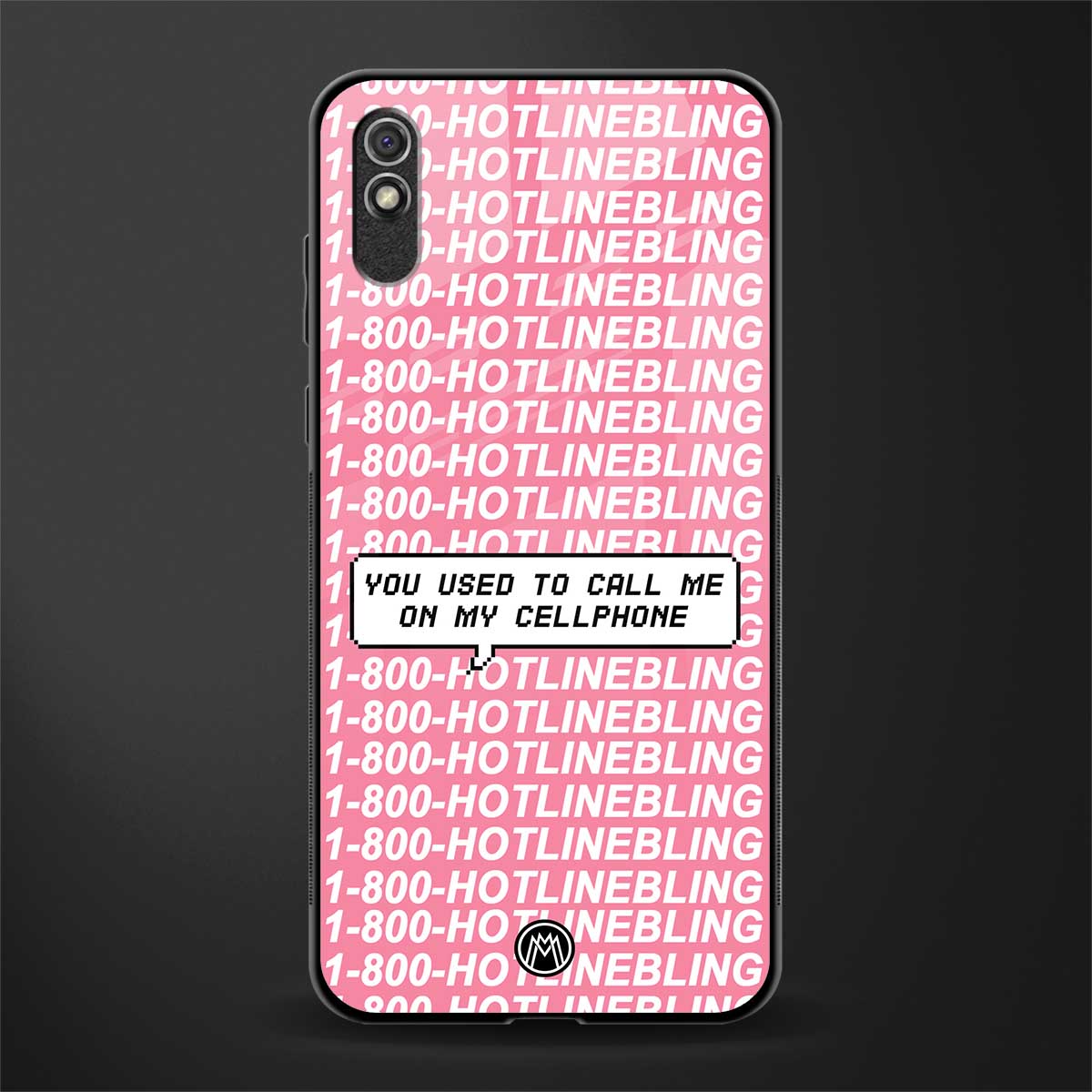 1800 hotline bling phone cover for redmi 9i 