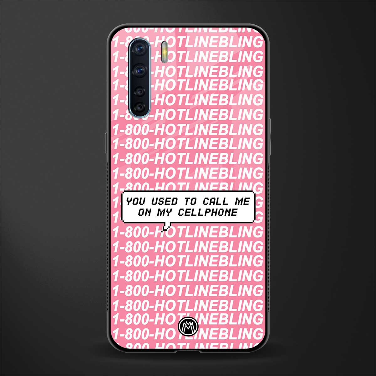 1800 hotline bling phone cover for oppo f15 