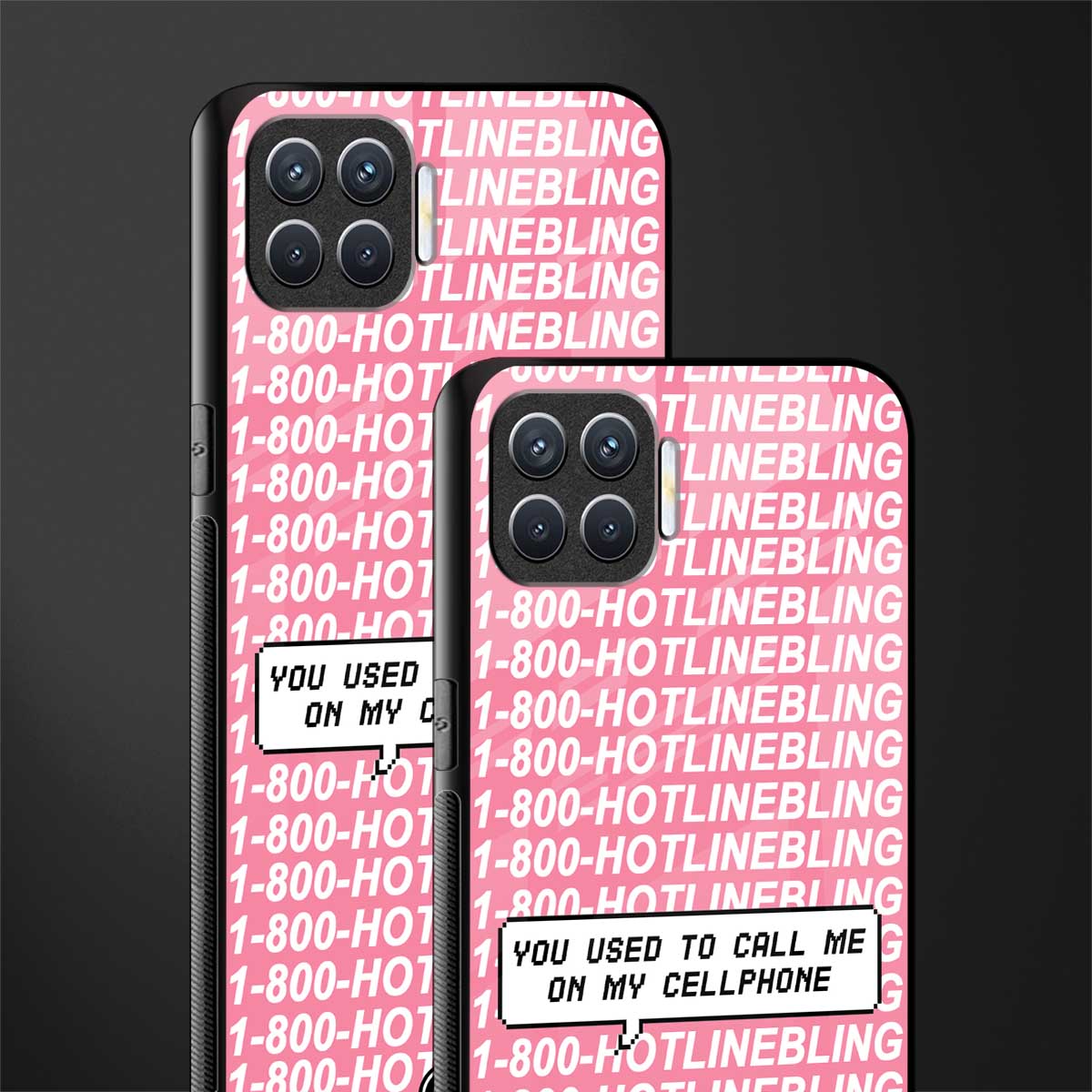 1800 hotline bling phone cover for oppo f17 