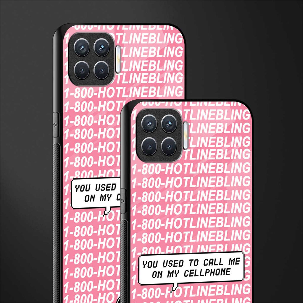 1800 hotline bling phone cover for oppo f17 pro 