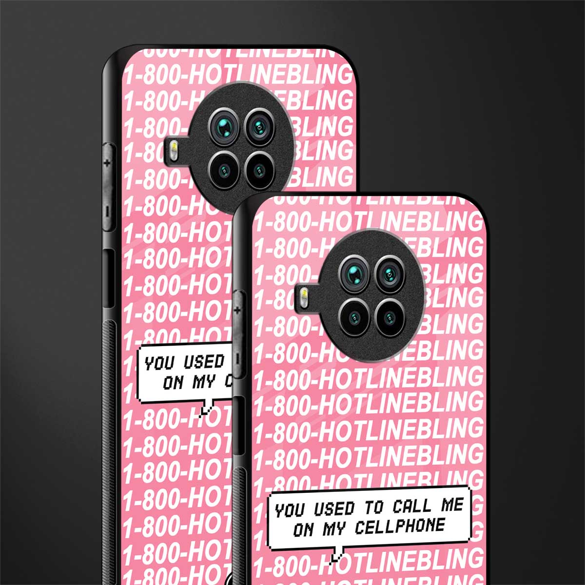 1800 hotline bling phone cover for mi 10i 