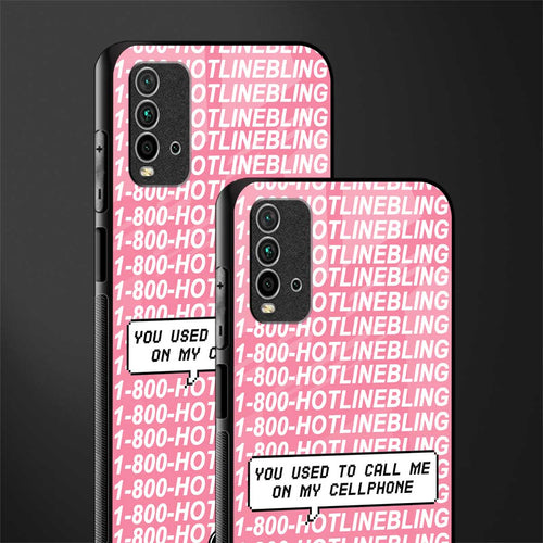 1800 hotline bling phone cover for redmi 9 power 