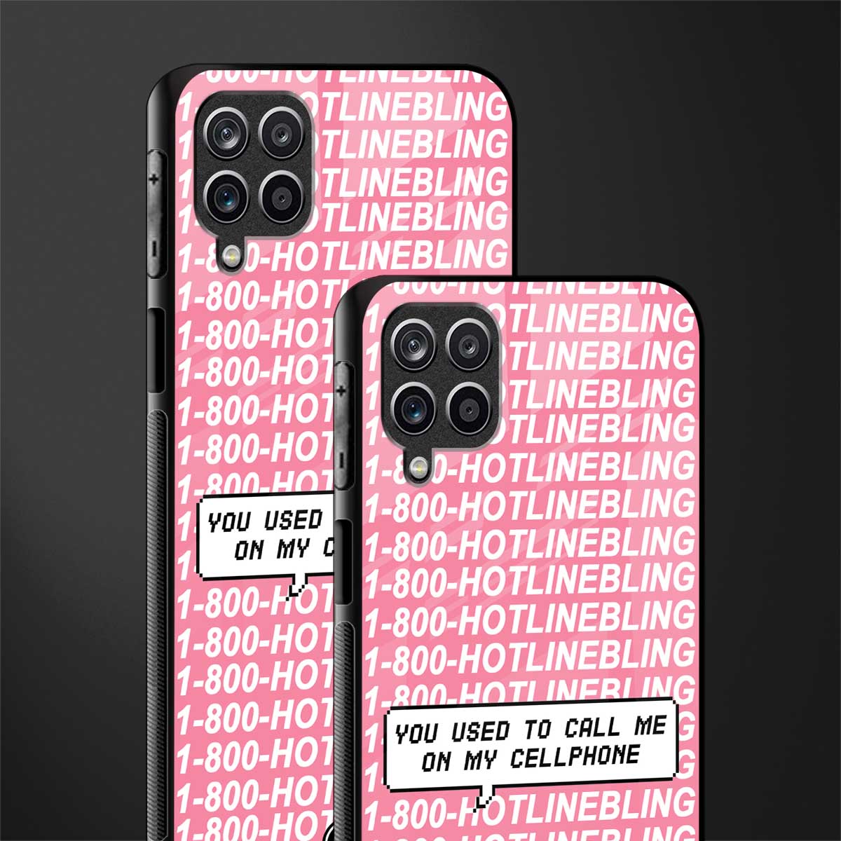 1800 hotline bling phone cover for samsung galaxy m12 