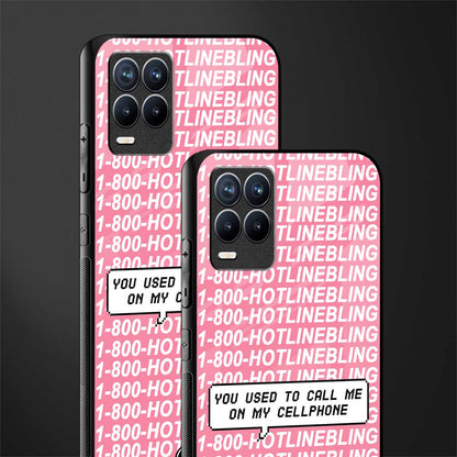 1800 hotline bling phone cover for realme 8 4g 