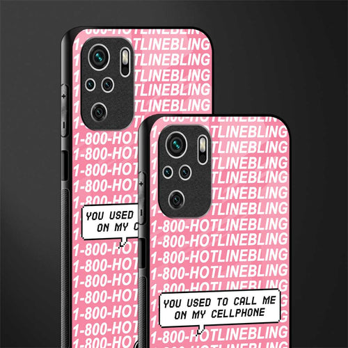1800 hotline bling phone cover for redmi note 10 