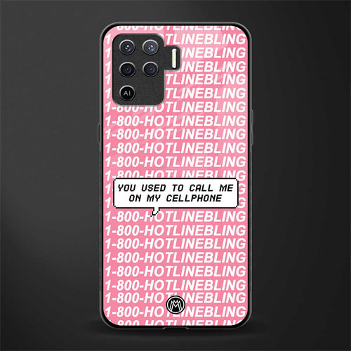 1800 hotline bling phone cover for oppo f19 pro 